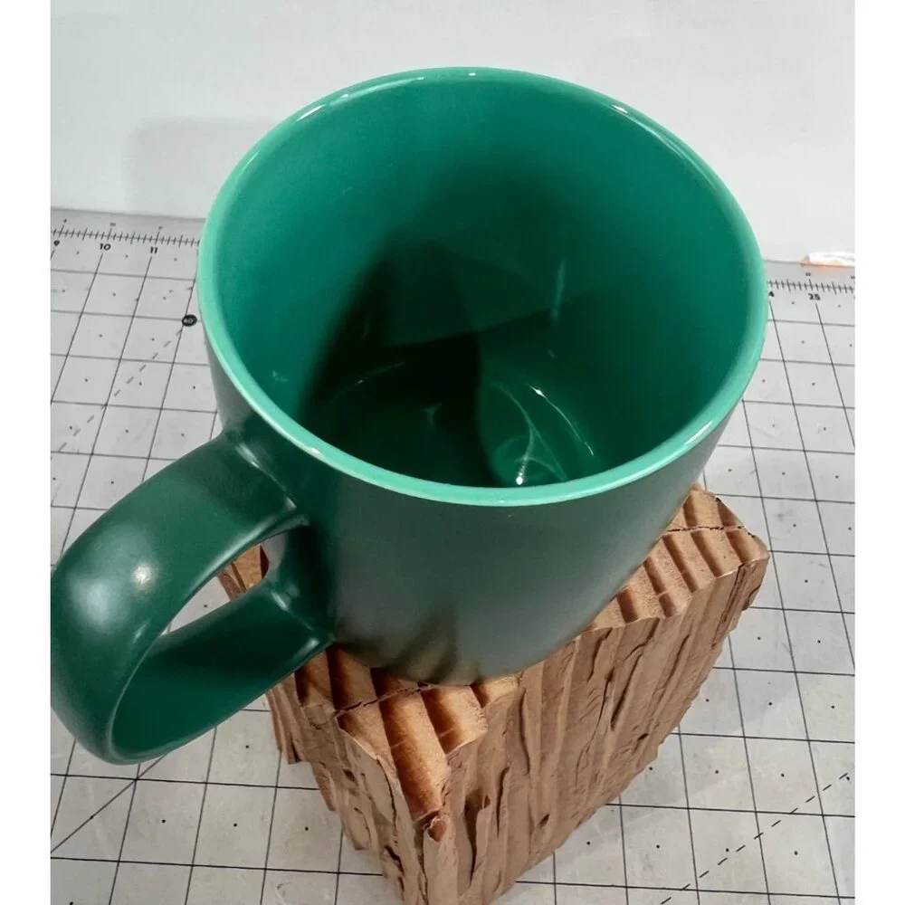 Starbucks 2024 Green Ceramic Coffee Mug 11 Oz ~~minty~~ Perfect Sipping - Picture 5 of 7